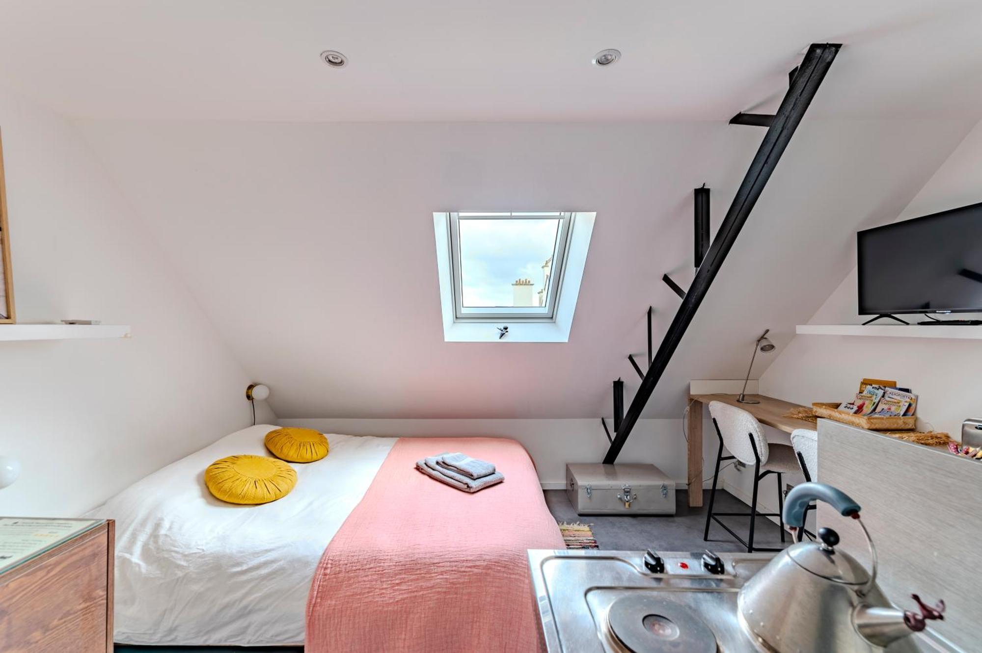 Charmant Studio A Deux Pas De La Gare - Le Nichoir Rennes Luaran gambar